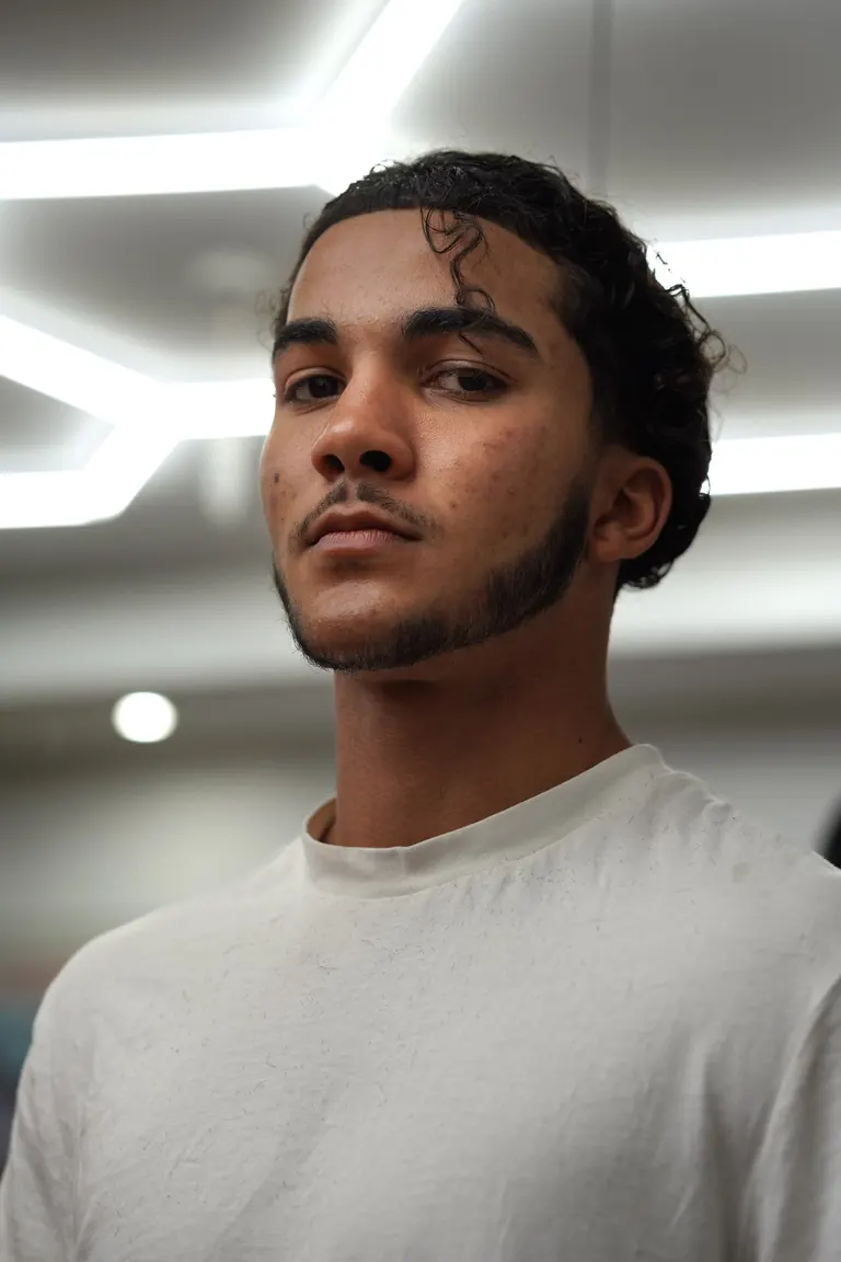 Another Level Barbers, Anerley. A finished cut with a crisp line-up.